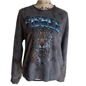 David Lerner New York Fierce Tiger Sweatshirt Sz Small